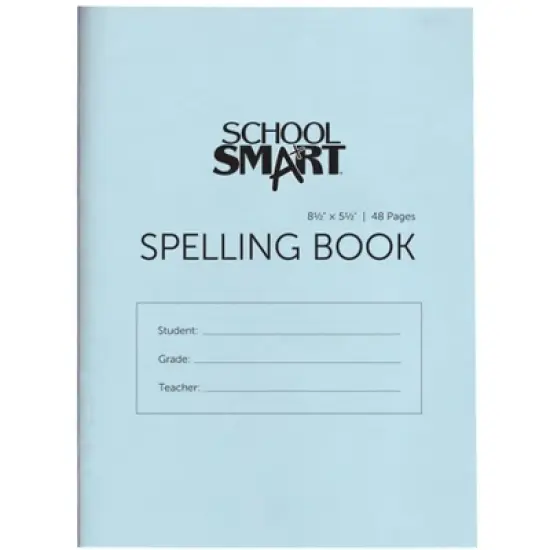 School Smart Spelling Blank Book, 5-1/2 x 8-1/2 Inches, 48 Pages, Pack of 24 image {6}