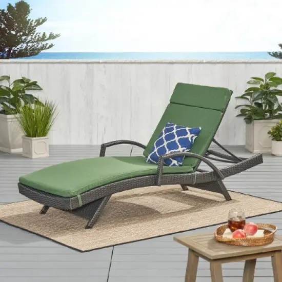 Christopher&nbsp;Knight&nbsp;Home&nbsp;Jessica&nbsp;Outdoor&nbsp;Rattan&nbsp;and&nbsp;Iron&nbsp;Adjustable&nbsp;Chaise&nbsp;Lounge&nbsp;with&nbsp;Cushion image {13}