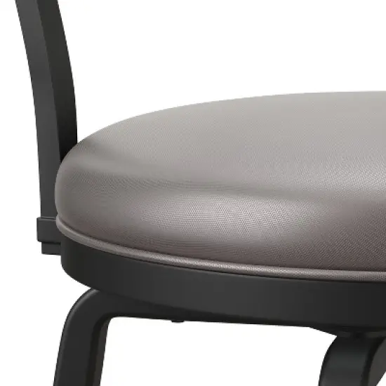 Larimore Metal Bar Height Stool Black - Hillsdale Furniture image {7}