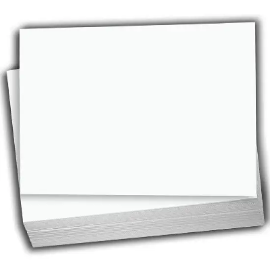 Hamilco White Cardstock Thick Paper - Flat 4.5" X 6.25" A6 Blank Index Flash Note & Post Cards - 100 lb Card Stock for Printer - 100 Pack image {7}