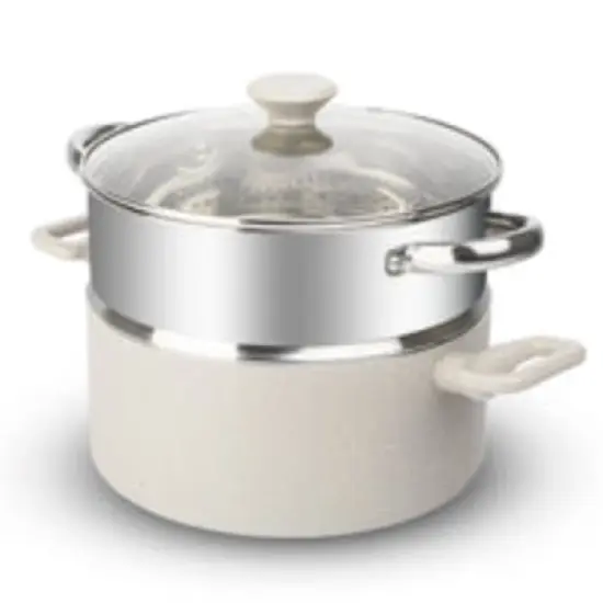 Granitestone Desert Collection Beige 20 Piece Nonstick Cookware Set with Utensils image {1}