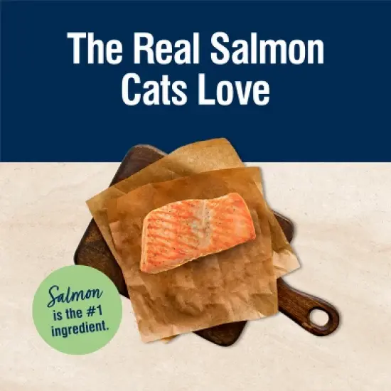 Blue Buffalo True Solutions Perfect Coat Skin and Coat Care Adult Salmon flavor Dry Cat Food image {2}