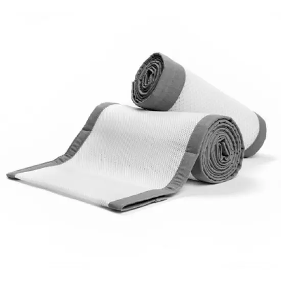 BreathableBaby Breathable Mesh Crib Liner - Deluxe Linen Collection image {2}