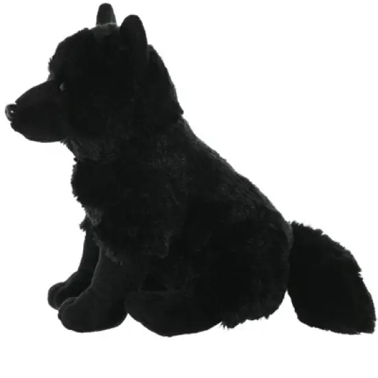 Wild Republic Cuddlekins Black Wolf Stuffed Animal, 12 Inches image {2}