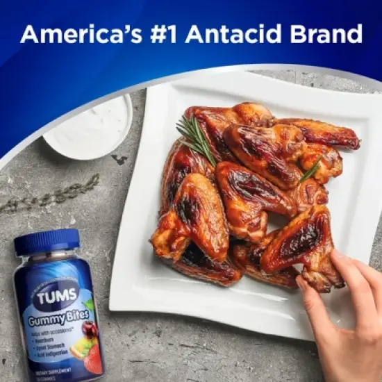 Tums Assorted Fruit Gummy Bites - 50ct image {4}