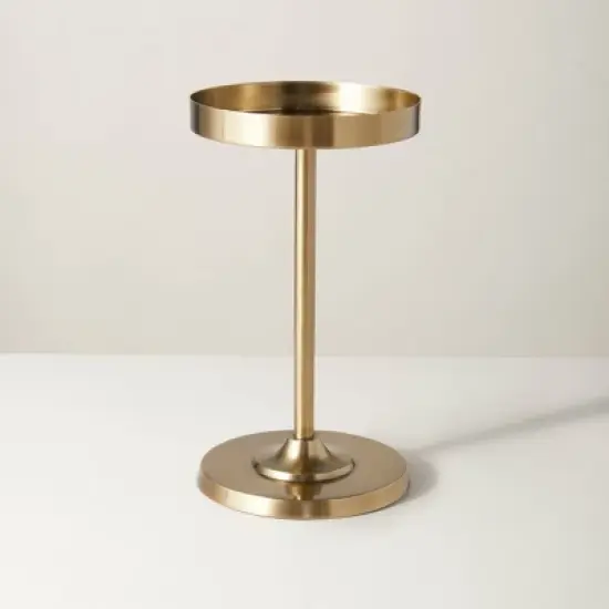 Brushed Metal Planter Stand Brass Finish - Hearth & Hand&trade; with Magnolia image {4}