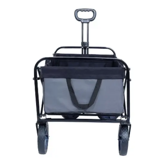 150L Collapsible Wagon Cart Foldable, Utility Garden Wagon with 360lbs Weight Capacity, Heavy Duty Portable Sport Wagon image {5}