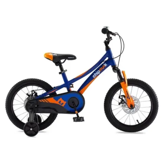 RoyalBaby Chipmunk Explorer Kids Bike with Dual Disc Brake, Training Wheels, Kickstand, Bell, & Tool Kit for Boys and Girls Ages 4 to 8 image {3}