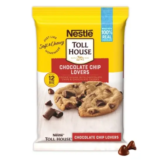 Nestle Toll House Ultimates Chocolate Chip Lovers Cookie Dough - 16oz/12ct image {2}