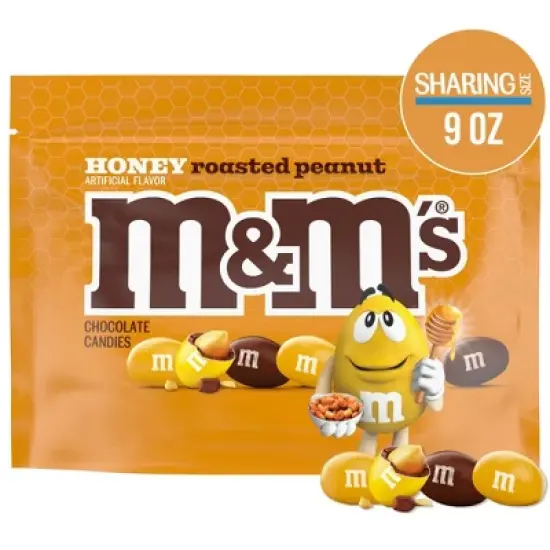 M&M's Honey Roasted Nut Chocolate Candy - Sharing Size - 9oz image {11}