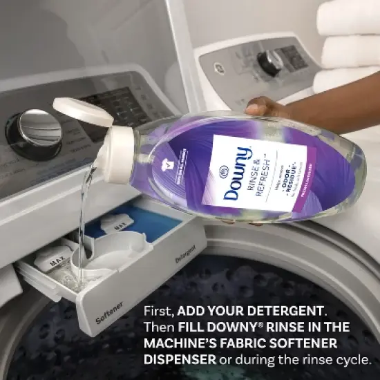 Downy Rinse & Refresh Laundry Odor Remover And Fabric Softener - Fresh Lavender - 48 fl oz image {4}