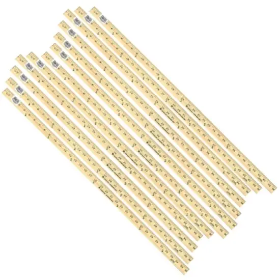Charles Leonard Wooden Yardstick, Pack of 12 image {3}