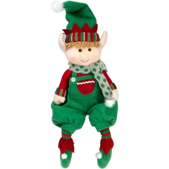 SCS Direct Elf Plush Christmas Stuffed Dolls - 12", Set of 2 image {1}