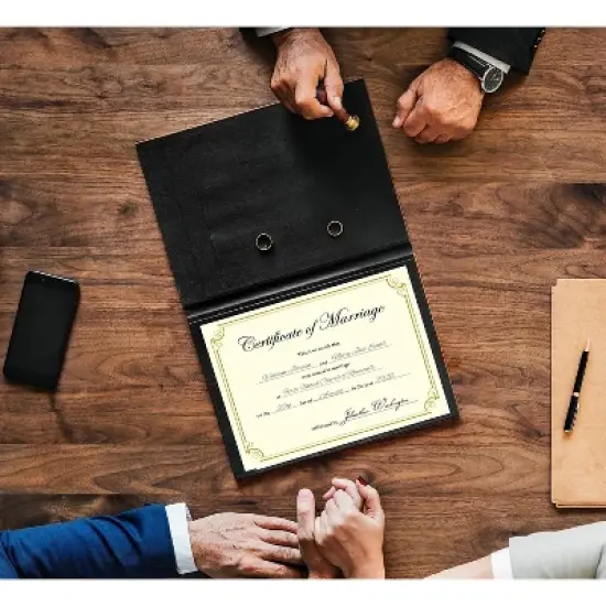 Great Papers Golden Scroll Frame Foil Certificates 8.5" x 11" Beige/Gold 12/Pack (2011859) image {1}