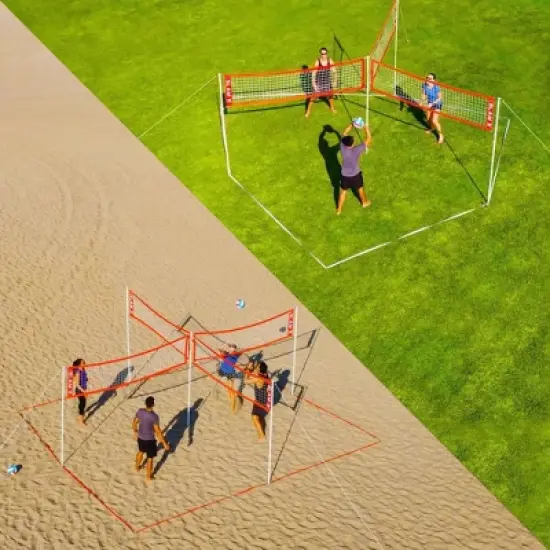 GoSports Slam X 4-Way Volleyball Game Set - 8pc image {3}