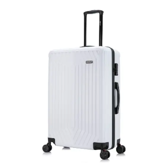 DUKAP STRATOS Lightweight Hardside Large Checked Spinner Suitcase image {10}