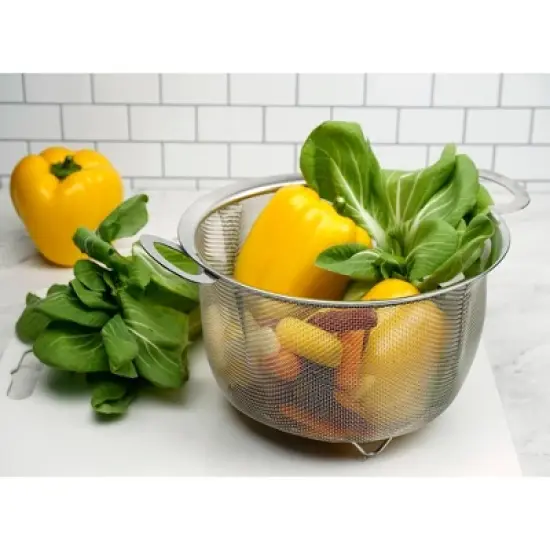 Rsvp Mesh Basket - Wide Rim - Large image {5}