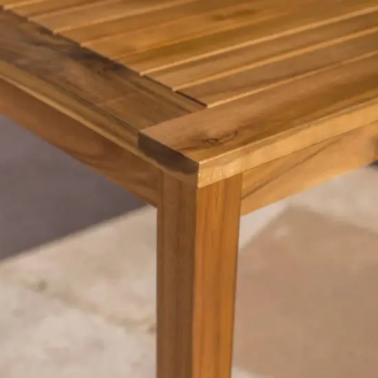 Peyton 2pc Acacia Wood Loveseat & Coffee Table Set - Christopher Knight Home image {5}