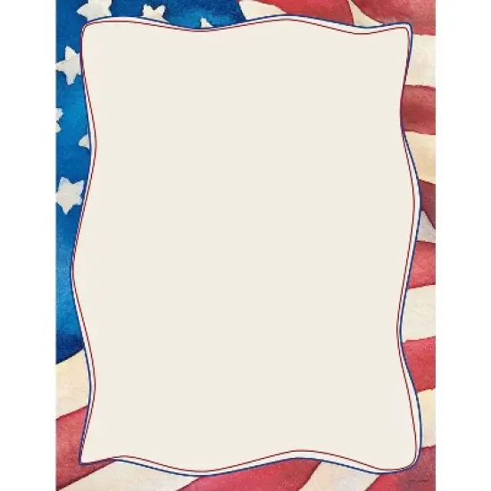 Great Papers Patriotic Letterhead 80/Pack 2014235 image {3}