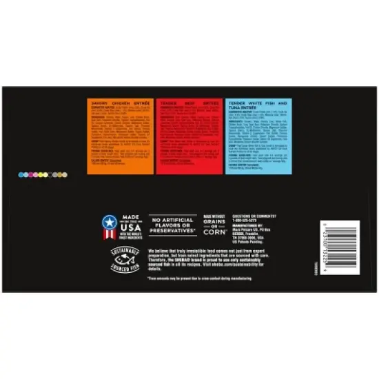 Sheba Perfect Portions Pate Fish, Seafood, Tuna, Beef and Chicken Flavor Variety Pack Wet Cat Food - 2.6oz/36ct image {2}