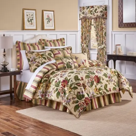 4pc Laurel Springs Reversible Comforter Set - Waverly image {5}