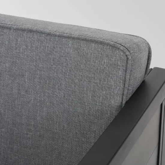 Jax 2pc Faux Wood Loveseat Set - Gray - Christopher Knight Home image {2}