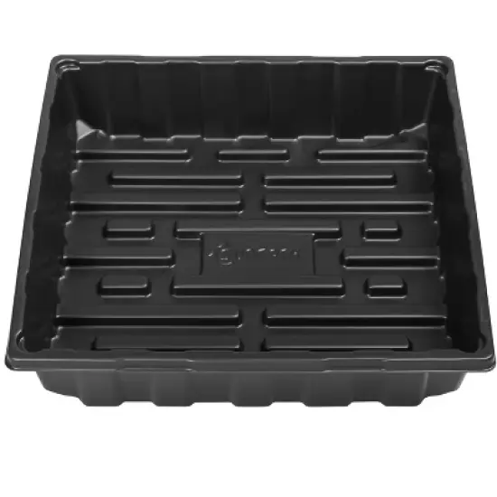 SUNPACK Extra Strength Plastic Seed Starting Tray, Black, 2.5" image {4}