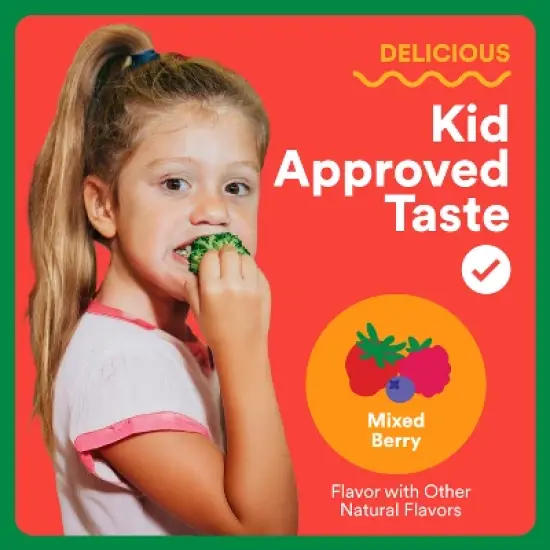 SmartyPants Kids Fiber & Veggies Gummies for Digestive Health, Mixed Berry - 60ct image {8}