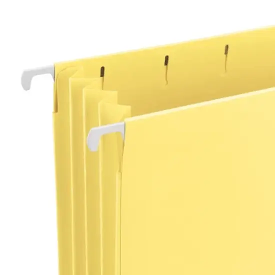 Smead Hanging Pocket with Full-Height Gusset, 3-1/2" Expansion, Letter Size, Assorted Colors, 4 per Pack (64291) image {3}