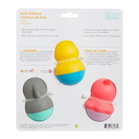 Munchkin Bath Bobbers Floating Mold-Free Marine Animal Tub Toys for Babies & Toddlers image {4}