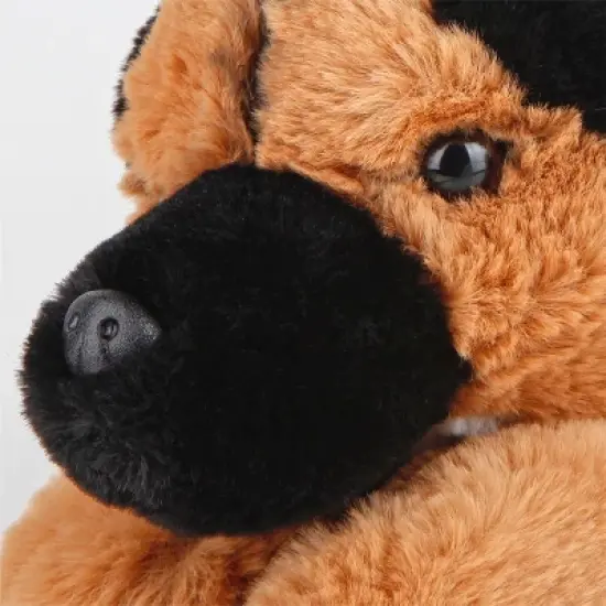 FAO Schwarz German Shepherd Cuddly Ultra-Soft Fur 15" Stuffed Animal image {4}