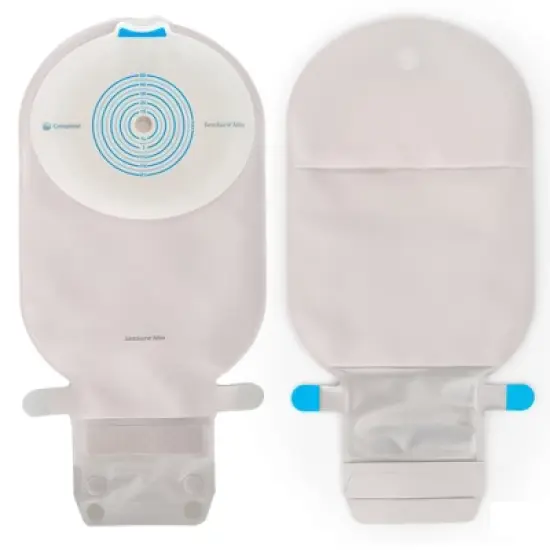 SenSura Mio Ostomy Pouch, Trim to Fit, Extended Wear, Opaque Gray, 2-1/8 in. Opening, 10 Count image {6}