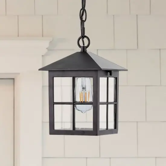 Penryn 7.25" Outdoor Pendant - PLT4031 - Oil Rub Bronze - Safavieh image {3}