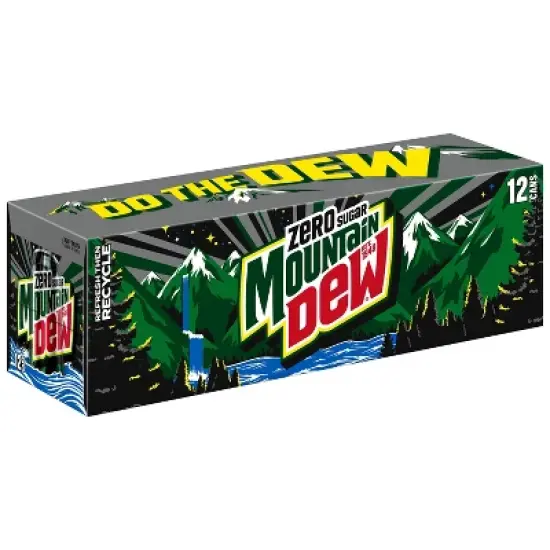 Mountain Dew Zero Sugar - 12pk/12 fl oz Cans image {1}