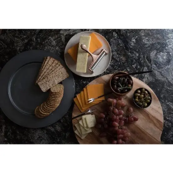 Bellemain Adjustable Thickness Cheese Slicer &ndash; Rose Gold with Stainless Steel Wire image {4}