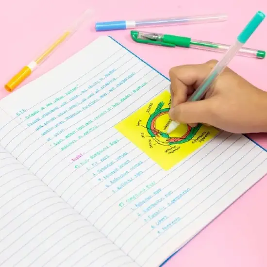 BAZIC Products&reg; Composition Book, Wide Ruled, Black Marble, 100 Sheets, Pack of 6 image {6}