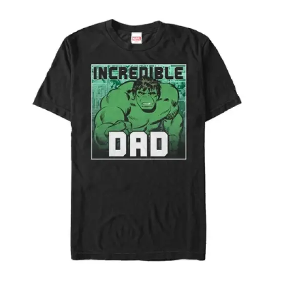 Men's Marvel Father's Day Hulk Incredible Dad T-Shirt image {4}