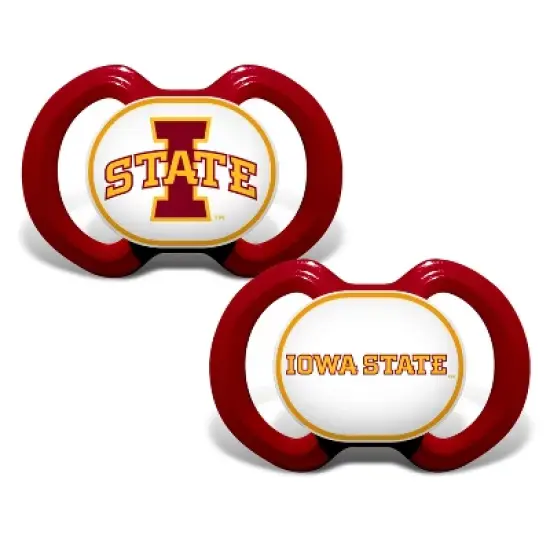 BabyFanatic Officially Licensed Unisex Pacifier 2-Pack - NCAA Iowa State Cyclones image {1}