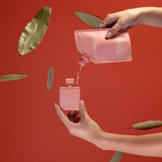 NOSHINKU Discovery Deux Refillable Nourishing Pocket Sanitizer - Orange, Lemon, Bay Leaf, Patchouli & Coriander Scent - 1.8oz/3pk image {6}