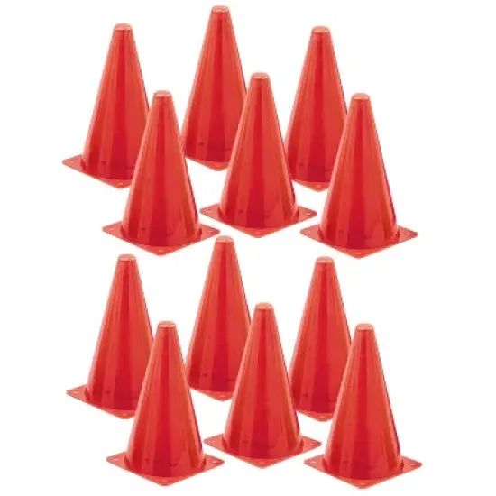 Champion Sports Hi-Visibility Safety Cones, 9" image {2}