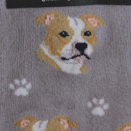 Novelty Socks 15.25" Pit Bull Sock Daddy Socks Premium Quality E & S Pet  -  Socks image {1}