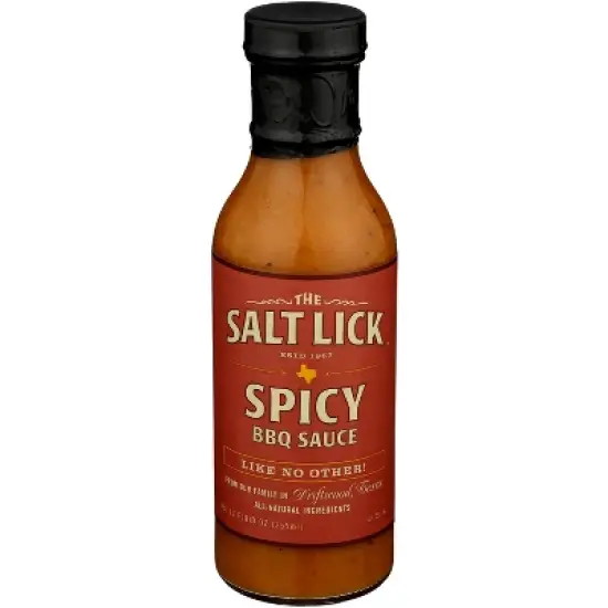 Salt Lick BBQ Sauce Spicy - Case of 6 - 12 fl oz image {1}