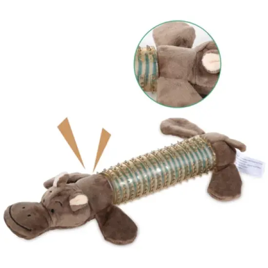 VECELA Pet Supplies Dog Toys, Dog Chew Toys for Small & Medium Dog, Biting Toys Pet Plush Rubber Toys for Teething image {1}