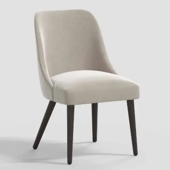 Geller Modern Dining Chair in Shiny Velvet Mystere - Threshold&trade; image {7}