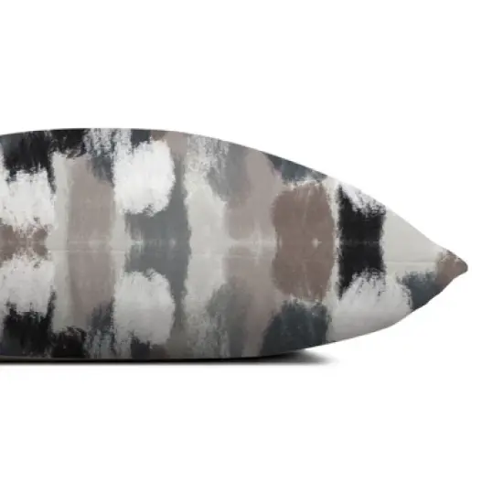 Creative Products Black Brushstroke Pattern 18x18 Indoor / Outdoor Pillow image {3}