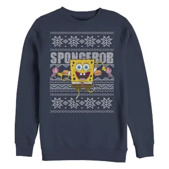 Men's SpongeBob SquarePants Ugly Christmas Sweater Sweatshirt image {2}