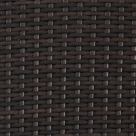 Palm Harbor Outdoor Wicker Ottoman - Gray - Crosley image {7}