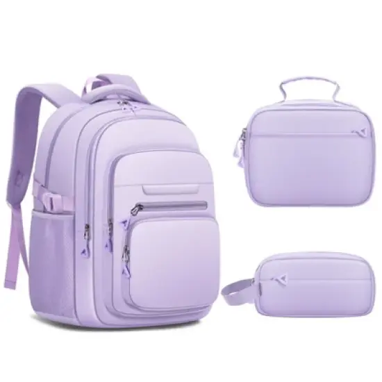 Kids Backpack for Girls School Backpack with Lunch Box 3Pcs Set Pencil Case Bookbag Cute Elementary Students Daypacks image {7}