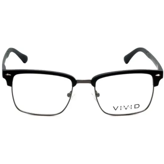 Calabria Vivid 257 Black 52 mm Semi-Rimless Designer Reading Glasses +0.25 image {1}
