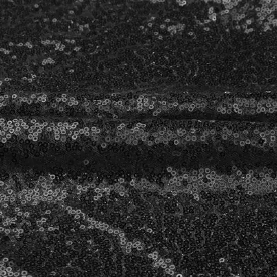 Unique Bargains Polyester Sequin Dining Room Parties Dances Round Tablecloth 1 Pc image {4}